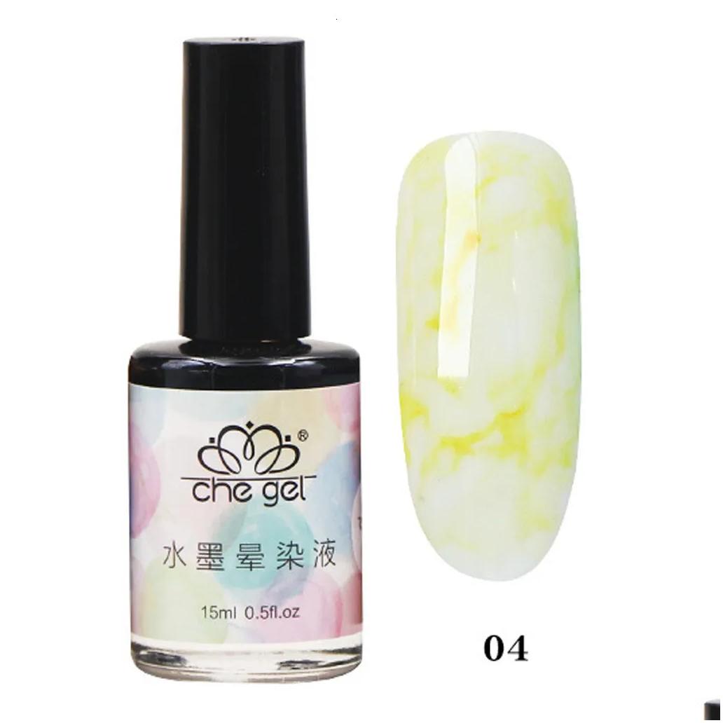 Nail Polish 15Ml Magic Blooming Gel Beautif Wers Diy Marbg Gradient Effect Paint Varnish Manicure Decoration 230802 Drop Delive Dhibo