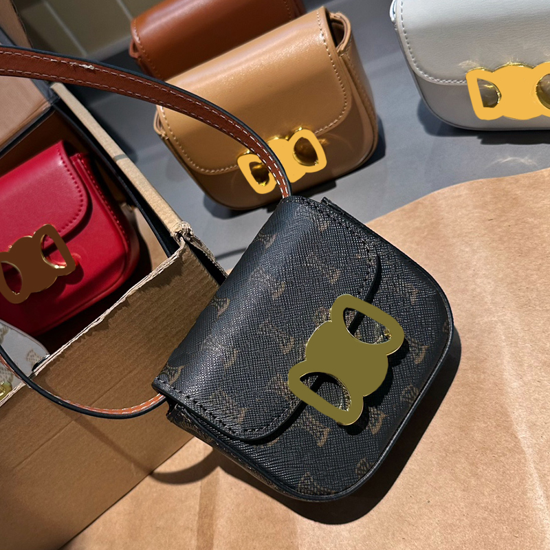 Mini luxury waist bags womens cute small shoulder bag purses brand hasp crossbody girls exquisite earphone bag with box