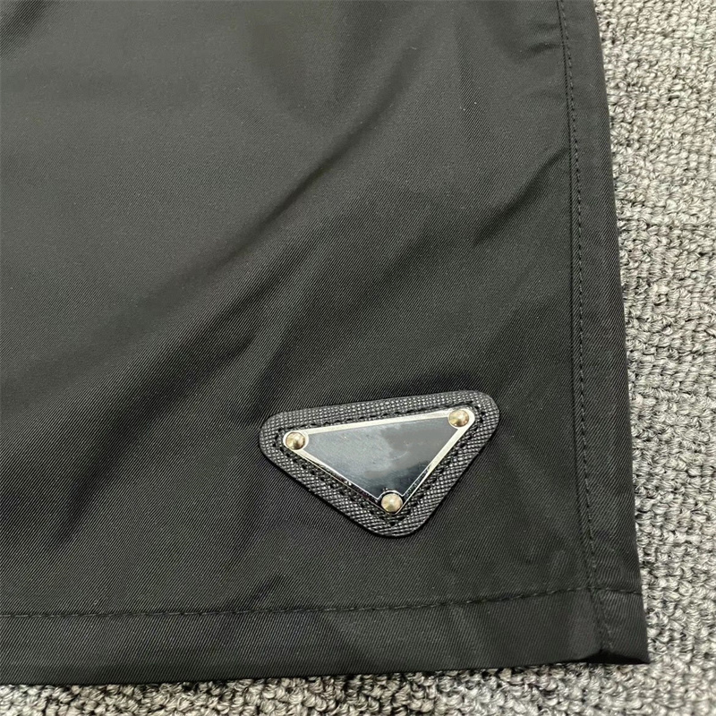 New Womens PU Shorts With Triangle Pocket Brand Zipper Stretch Hight Waist With Letter Pants 3 Colors