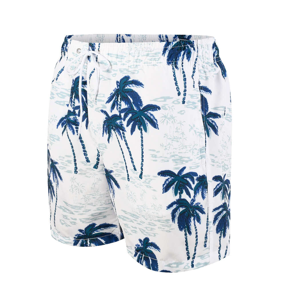 Printed Swim Trunks for Adult Loose Fitting and Awkward Prevention 2024 New Casual Beach Pants, Hot Spring Shorts, Men's Large Size