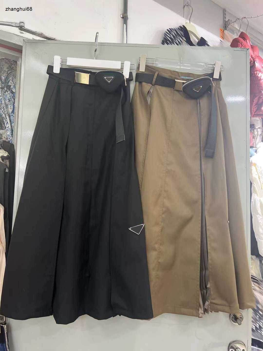 Skirts Designer luxurious women designer skirt clothing for ladies suer quality fashion Triangular big swing long loincloth overskirt Dec 22 New E069