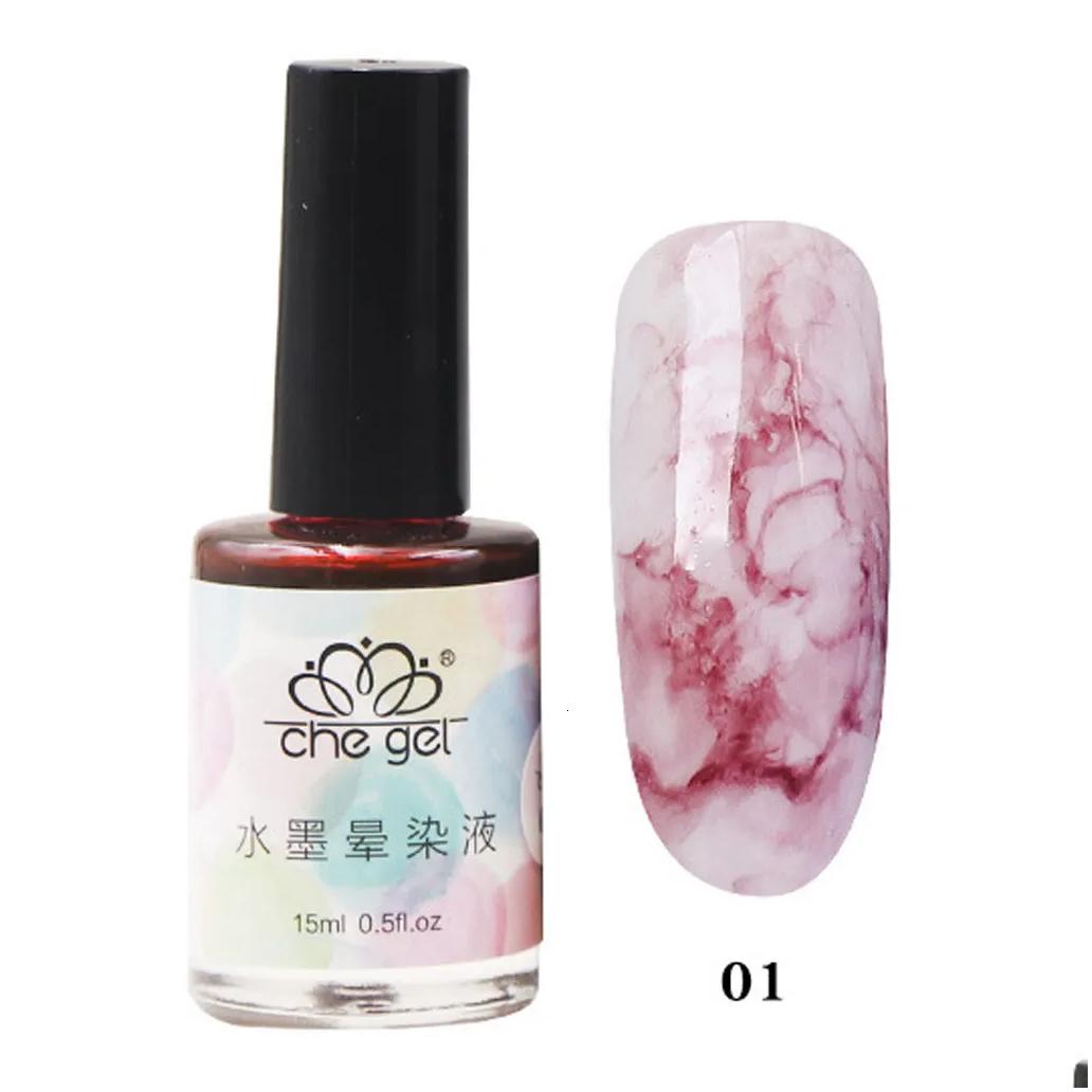 Nail Polish 15Ml Magic Blooming Gel Beautif Wers Diy Marbg Gradient Effect Paint Varnish Manicure Decoration 230802 Drop Delive Dhibo