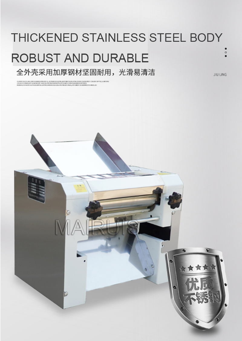 Fully Automatic Dough Pressing Machine Electric Dough Sheeter Roller Machine