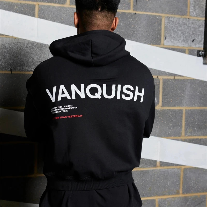 Spring and Autumn Mens Sweater Oversized Pullover Hoody for Men Fitness Sweatshirt Loose Jacket Casual Fashion Hooded 240301