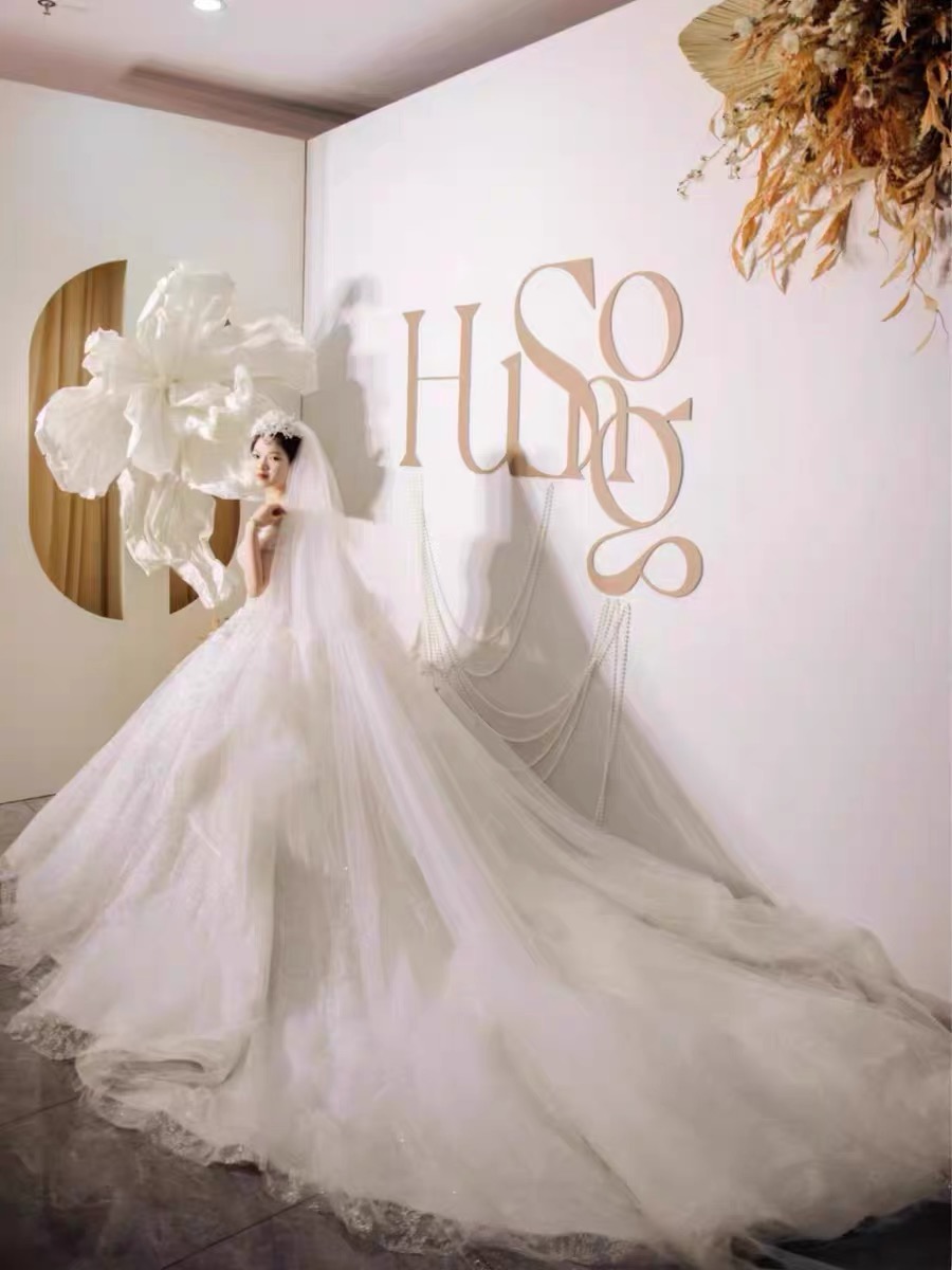 Illusion Bodice Short Sleeves A Line Wedding Dresses Crystal Lace Appliqued Sweep Train Plus Size Wedding Bride Gown vestido de novia