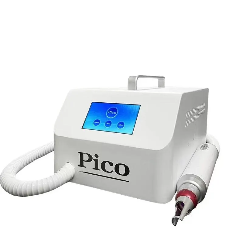 Water-Free Non-Invasive Portable Picosecond Laser - Nd YAG Carbon Laser for Tattoo & Pigmentation Removal, Carbon Pico Second 1064, 755, 532