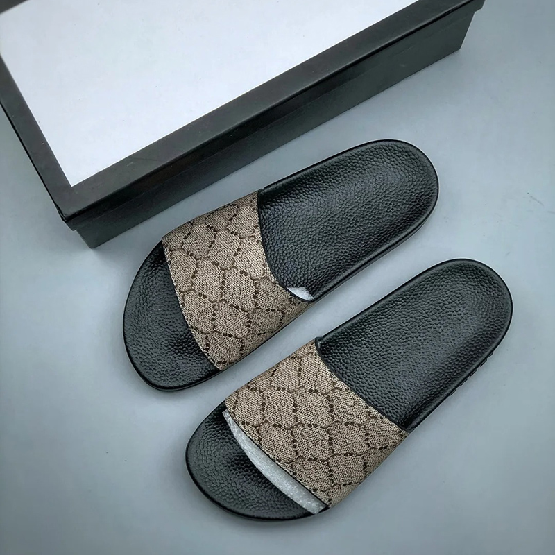 Man Luxury brand slippers casual summer beach slipper shoes women outdoor slippers non-slip platform house shoes large size EU35-45