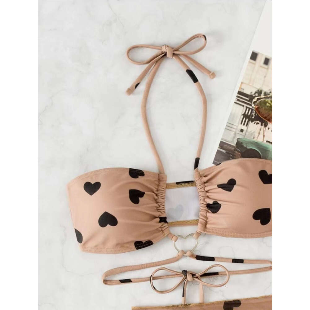 2024 New Three Piece Sexy Bikini Split Resort Beach Swimsuit Women's Bikin