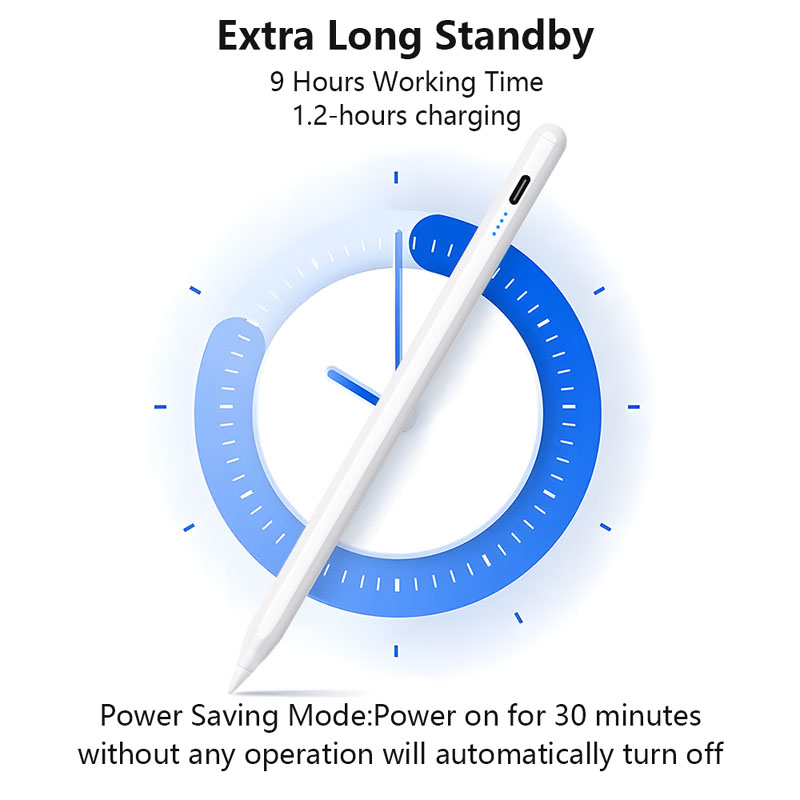 For Apple Stylus Pencils Palm Rejection Power Display Ipad Pencil Pen For iPad Accessories 2018-2022 Pro Tablet Air Mini Stylus Pens