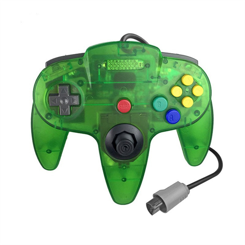 12 Colors Classic Retro N64 Controller Wired Game Controllers 64-bit Gamepad Joystick for PC Nintendo N64 Console Video Game System