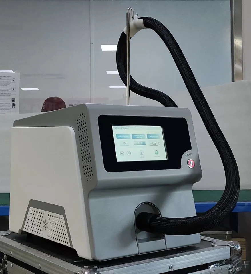 2024 Advanced Cryo Air Cooling Machine for Laser Treatments - Skin Cooler for Pain Relief, Enhanced Comfort & Faster Recovery - CE Certified for Profe