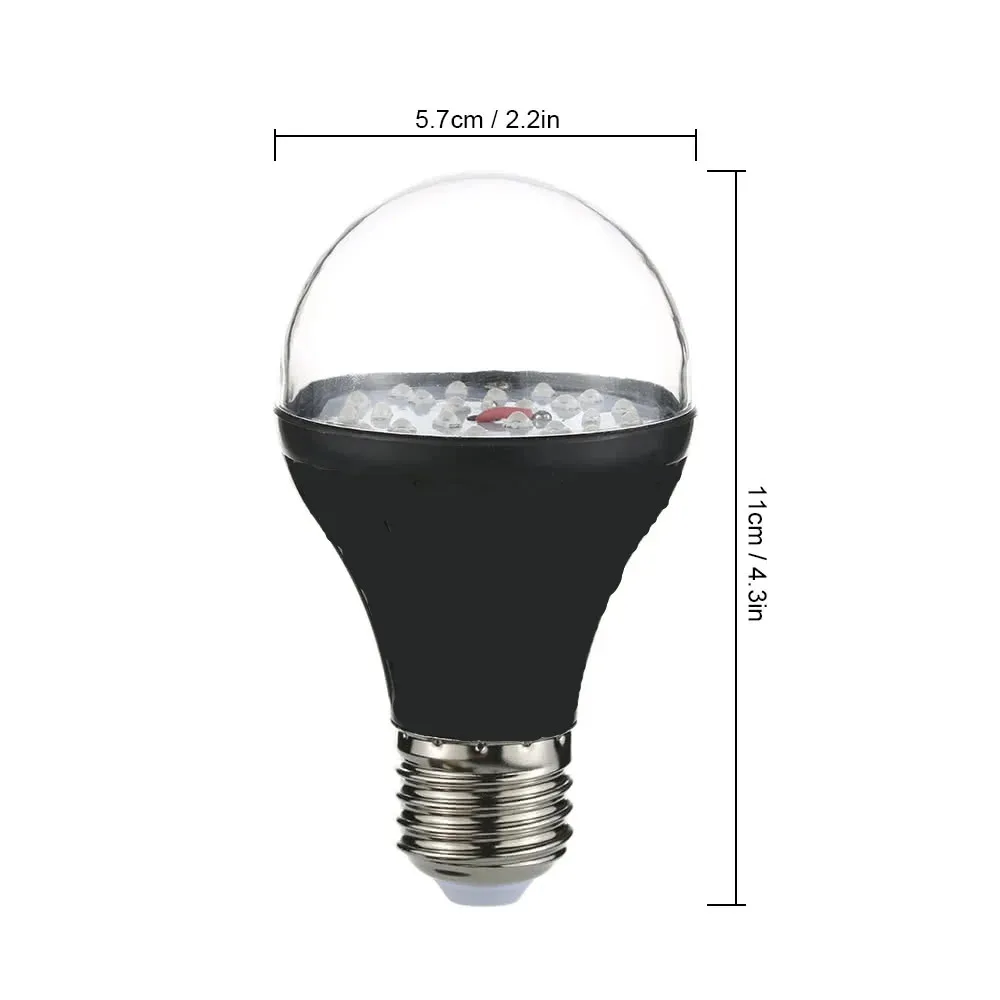 7W 25 LEDs UV Light Bulb A19 Ultraviolet Blacklight with E27 Lamp Base 11 LL