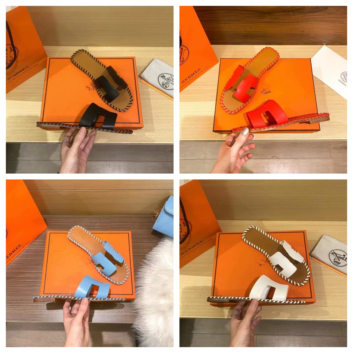 Best Quality Designer Slippers Leather sandal Same Style for Womens slides Summer Outwear Leisure Vacation slides Beach Slippers 2023 Spring Flat Genuine Shoes