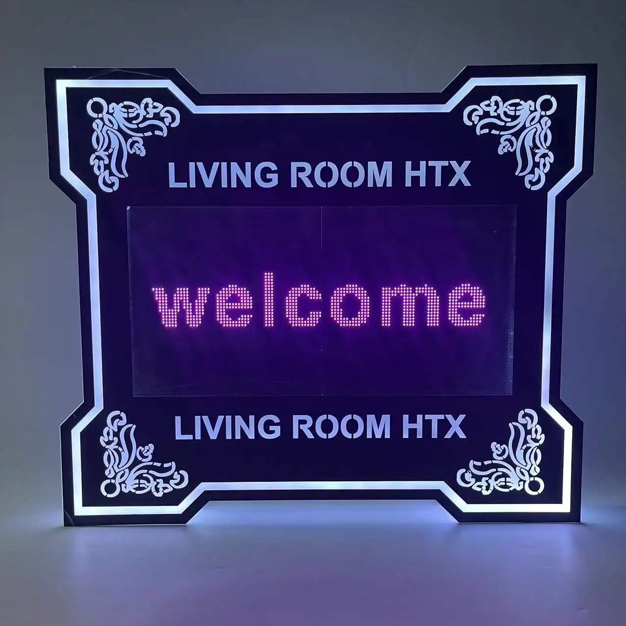 APP DIY Message Marquee Billboard Sign Wine Display Holder For Nightclub Led Digital Vip Champagne Bottle Service Presenter