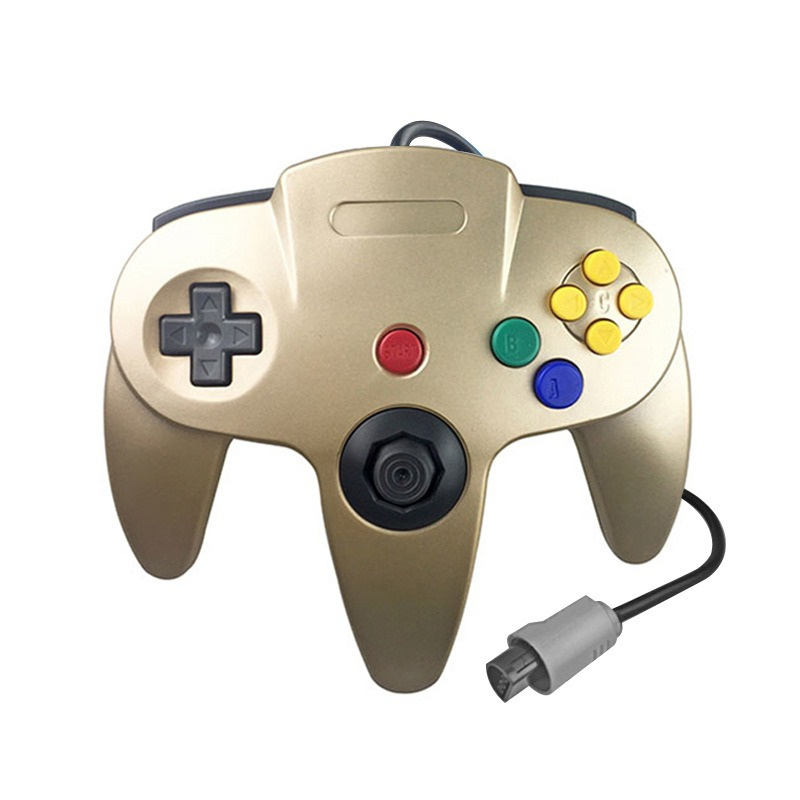 12 Colors Classic Retro N64 Controller Wired Game Controllers 64-bit Gamepad Joystick for PC Nintendo N64 Console Video Game System