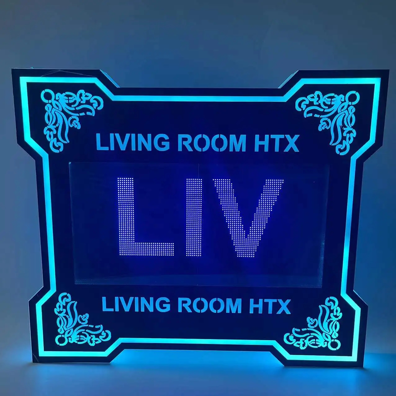 APP DIY Message Marquee Billboard Sign Wine Display Holder For Nightclub Led Digital Vip Champagne Bottle Service Presenter