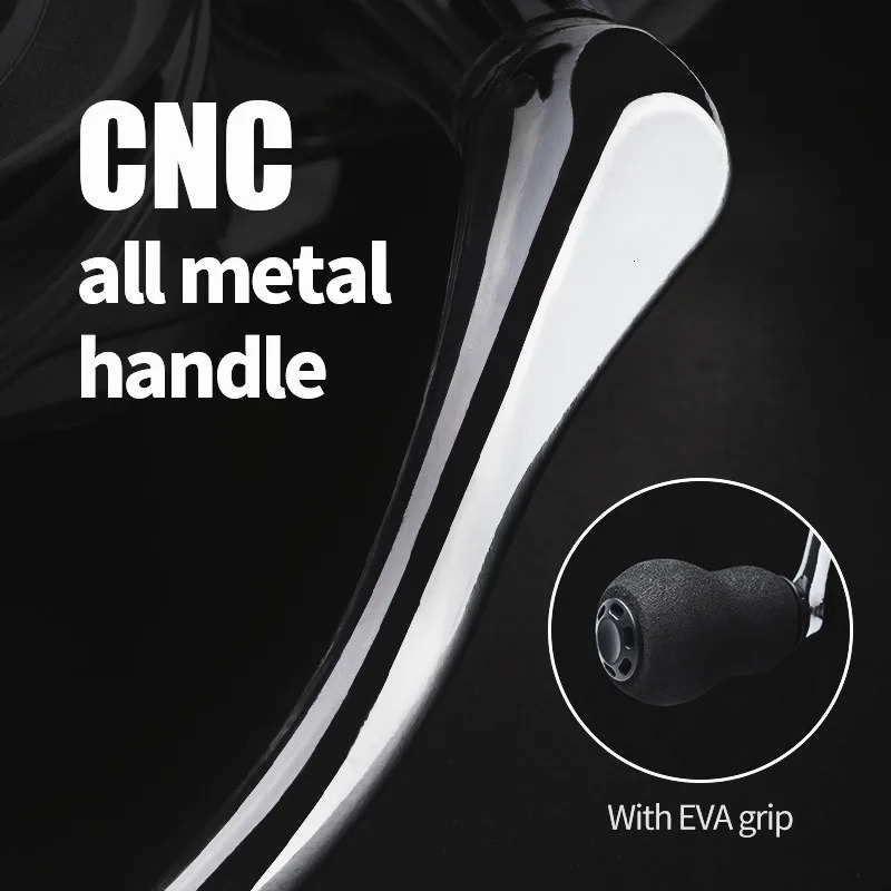 All-Metal Silver Freshwater And Seawater Dual Use Fishing Reel Big Pulling Drag Spinning Reel Durable Carp Fishing Saltwater240227