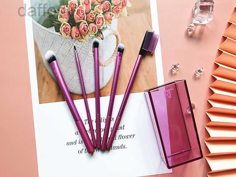 Wholesale Makeup Brush Collection Real Essential Face Eyes Make Up Brushes Set in 3/4/5 pcs Eyeshadow Powder Foundation Cosmetics Applicated Tool kits