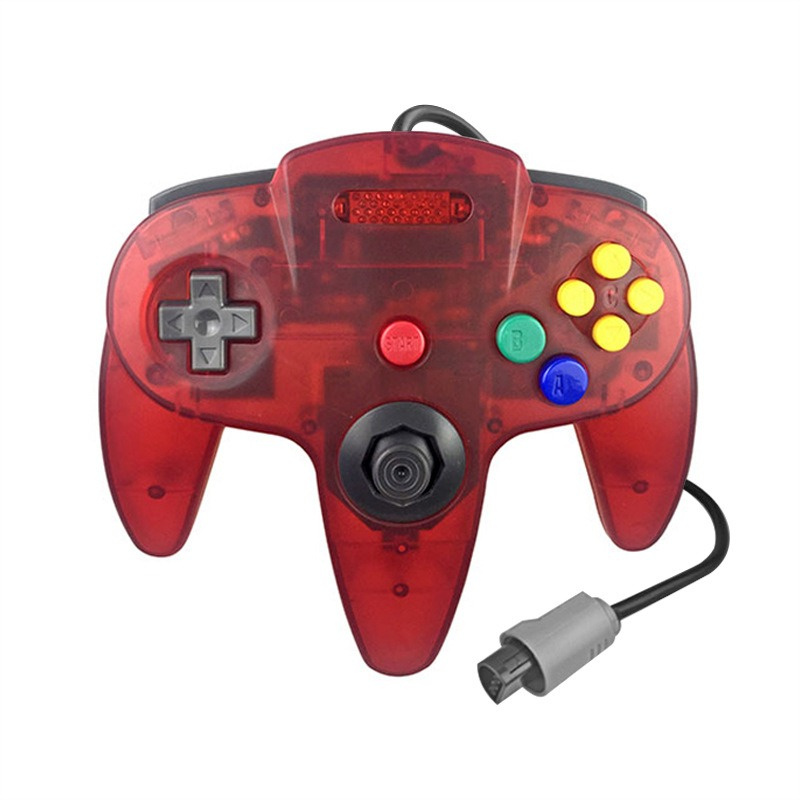 12 Colors Classic Retro N64 Controller Wired Game Controllers 64-bit Gamepad Joystick for PC Nintendo N64 Console Video Game System
