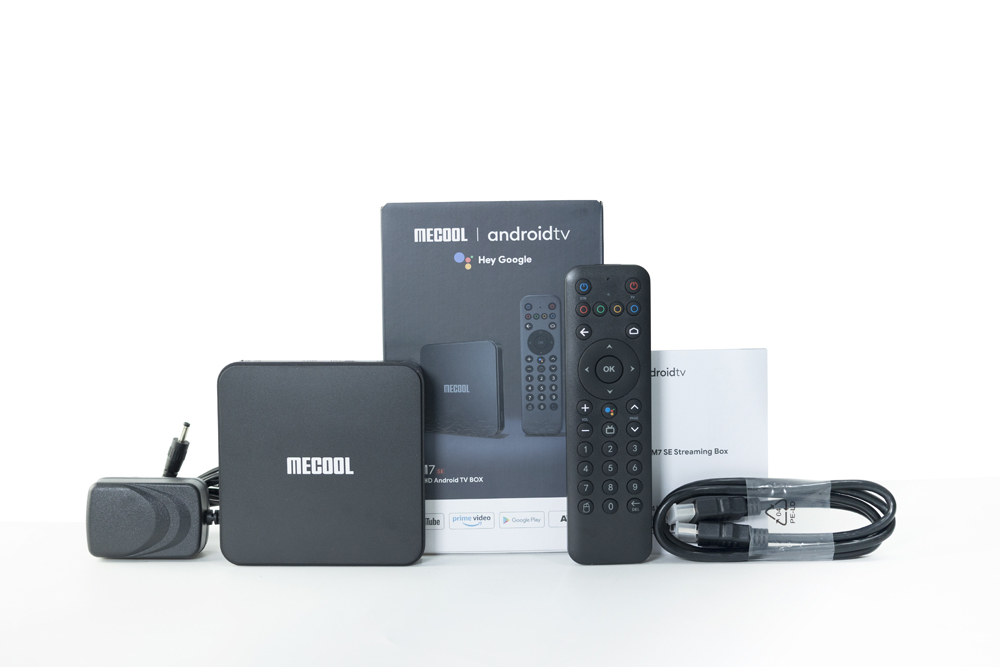 Mecool KM7 SE TV Box Android 11 ATV Google Certified LPDDR4 2GB RAM 32GB Dual Wifi BT5.1 Support AV1 Youtube 4K Set Top Box