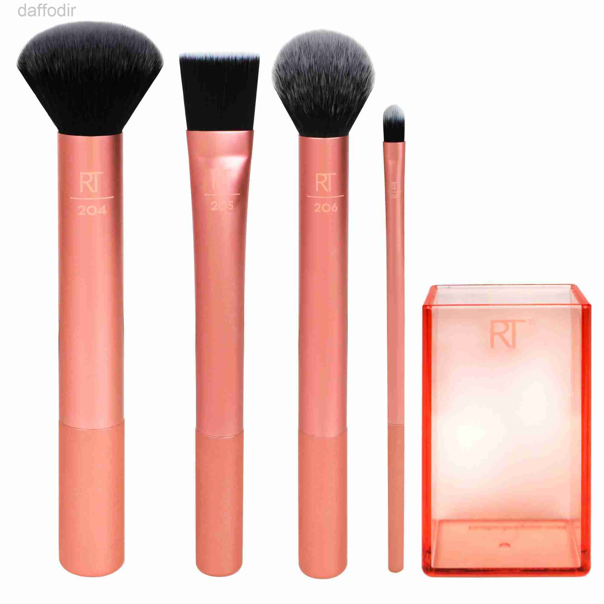 Wholesale Makeup Brush Collection Real Essential Face Eyes Make Up Brushes Set in 3/4/5 pcs Eyeshadow Powder Foundation Cosmetics Applicated Tool kits
