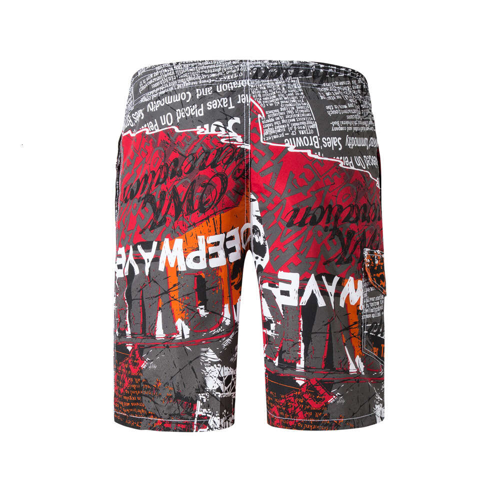 Beach Printed Fashionable Five Point Shorts, Casual Home Pants, Men's Clothing