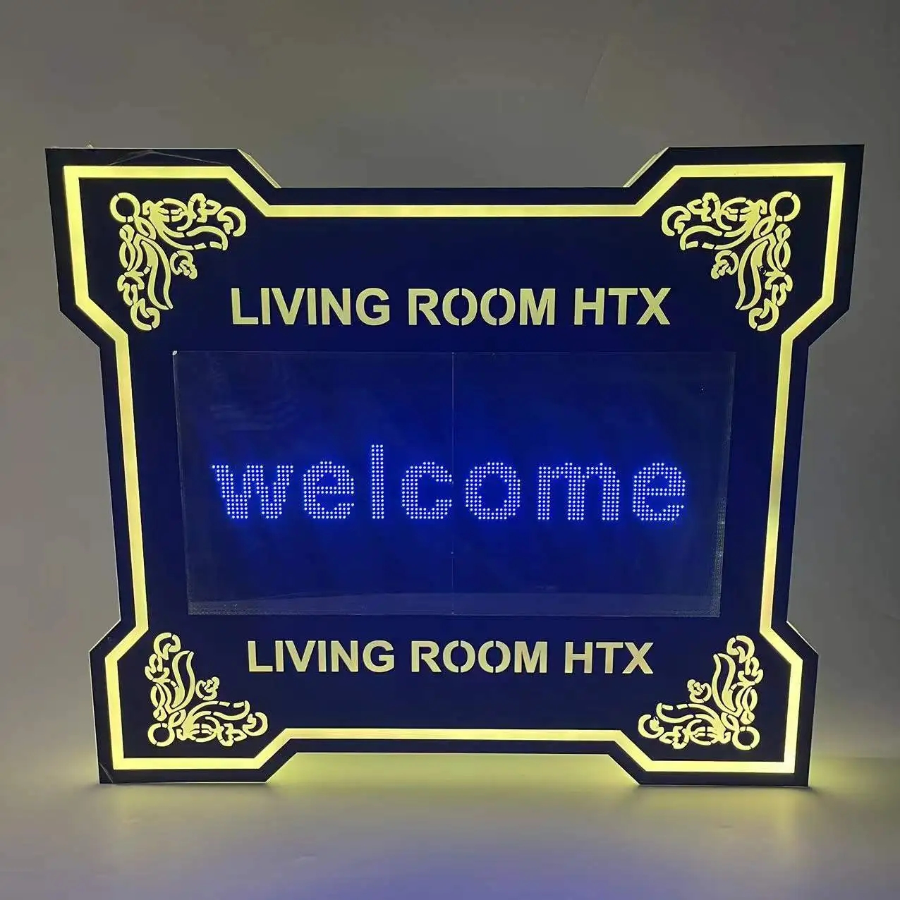 APP DIY Message Marquee Billboard Sign Wine Display Holder For Nightclub Led Digital Vip Champagne Bottle Service Presenter