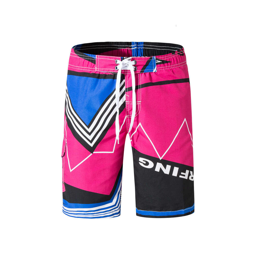Casual Loose Fit, Large Size, 5-inch Beach Pants, New Shorts, Men's