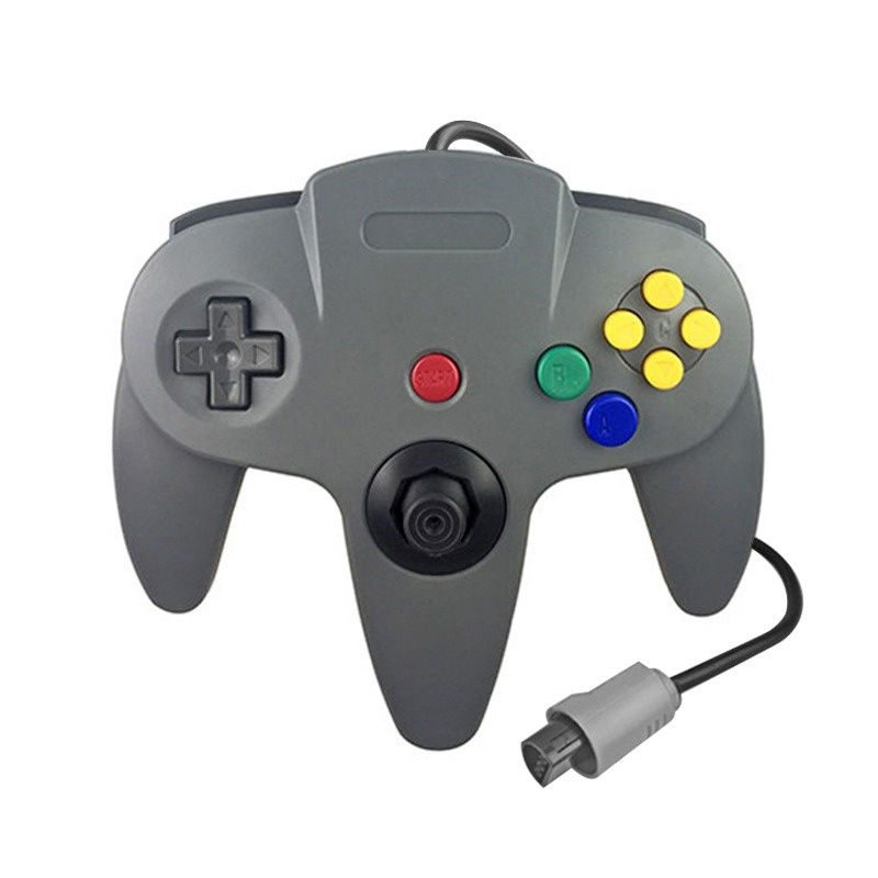 12 Colors Classic Retro N64 Controller Wired Game Controllers 64-bit Gamepad Joystick for PC Nintendo N64 Console Video Game System