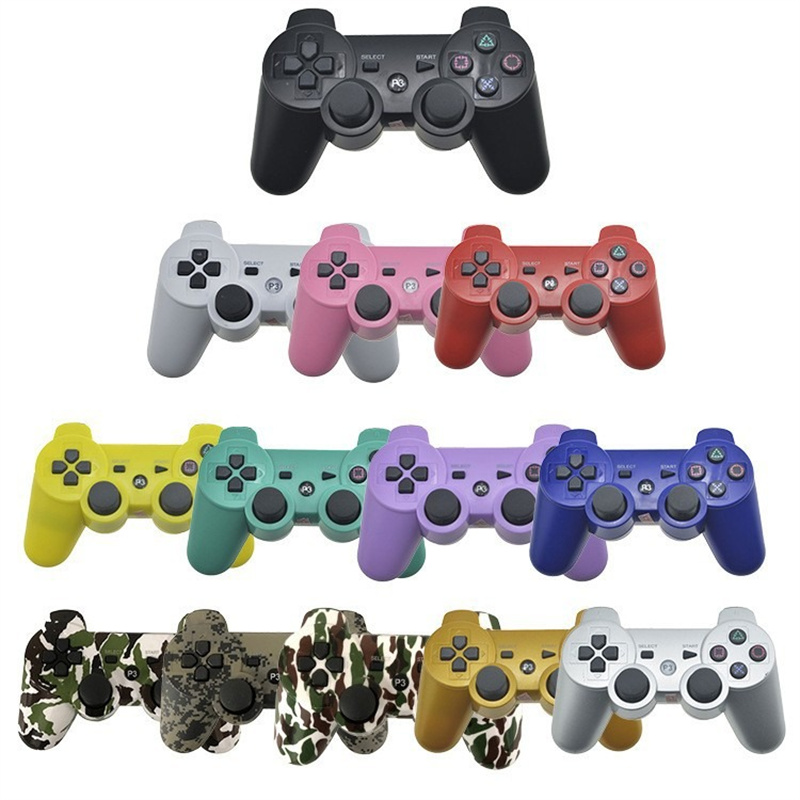 Dualshock 3 Wireless Bluetooth Joysticks for PS3 Vibration Controler Controls Joystick Gamepad for PS Ps3 Game Controllers Have Logo with Retail Box D