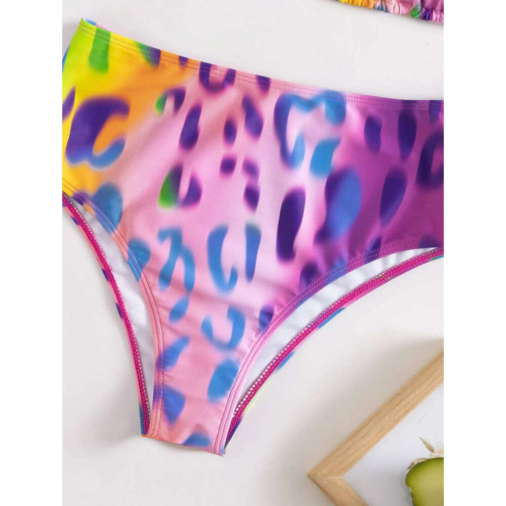 2024 New Sexy Long Sleeved Sunscreen Swimsuit Women's Three Piece Set High Waist Bikini
