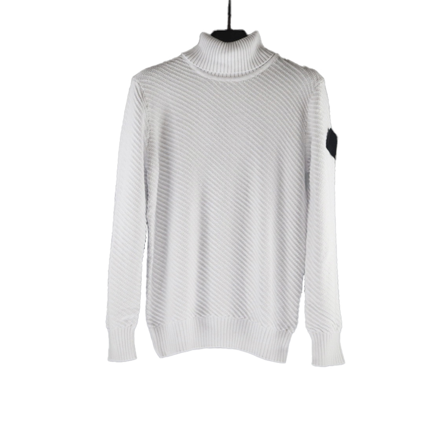 Designers Mens Sweater Half Neck Polo Knitted Embroidery Warm Pullover Slim Knitting Jumpers High Quality Wild Breathable Sweatshirt