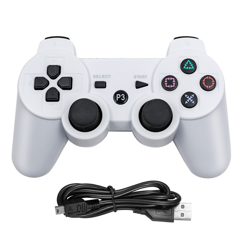 Dualshock 3 Wireless Bluetooth Joysticks for PS3 Vibration Controler Controls Joystick Gamepad for PS Ps3 Game Controllers Have Logo with Retail Box D