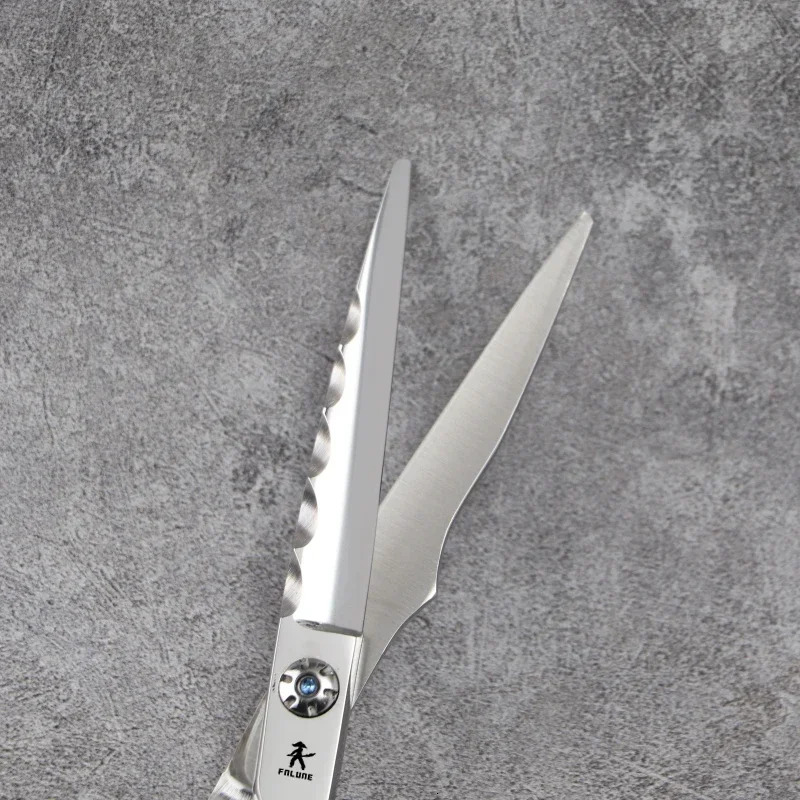 FnLune 6 6.5 Inch 9Cr18MoV Professional Hair Salon Scissors Cut Barber Tools Haircut Thinning Shear Hairdressing Scissors Set 240228