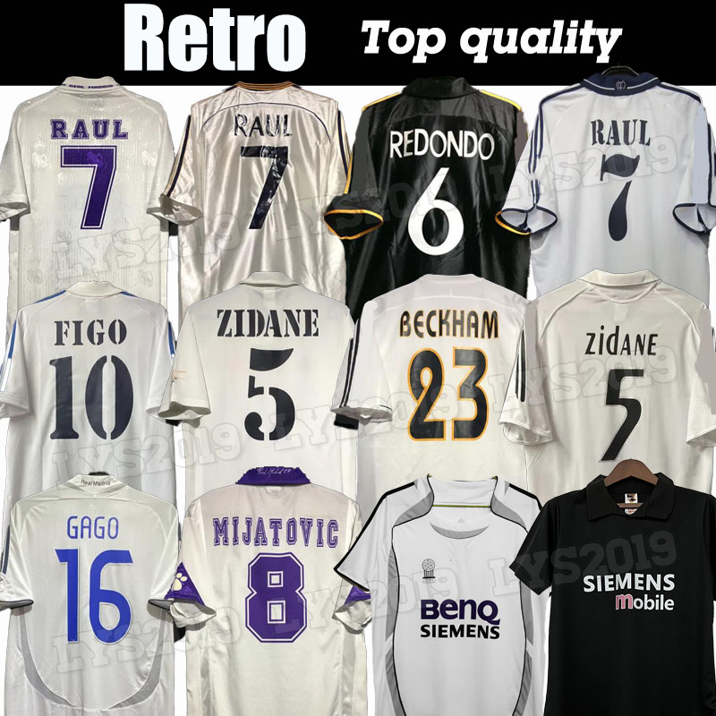 Retro Soccer Jerseys Finals Football Shirt GUTI BENZEMA SEEDORF CARLOS RONALDO KAKA 98 99 0003 04 06 07 11 13 14 15 kits Modric Alonso BALE OZIL ZIDANE RAUL