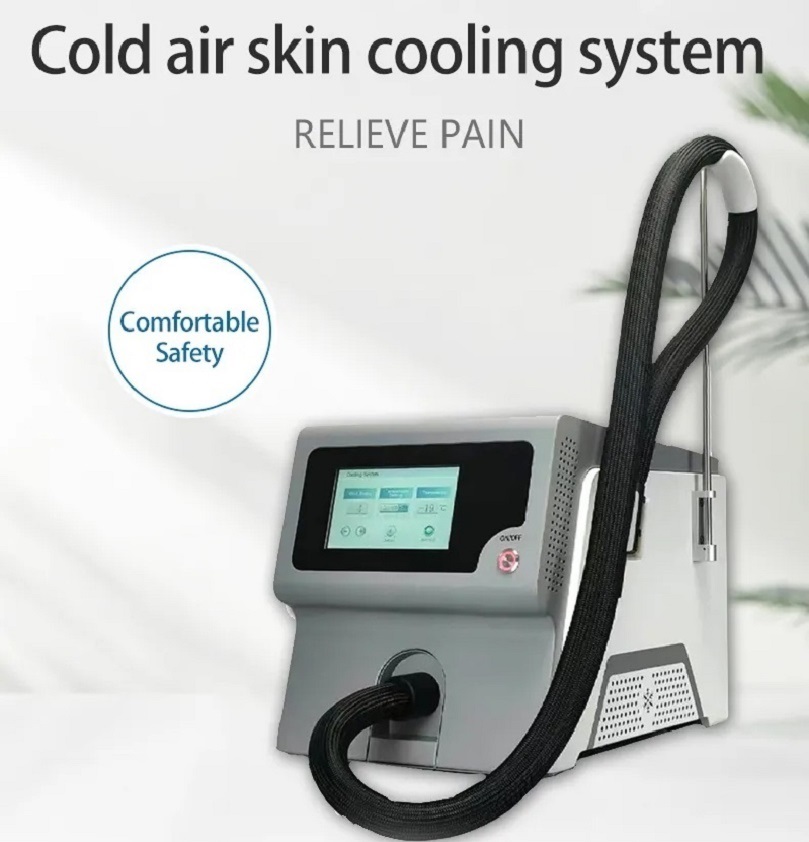 2024 Advanced Cryo Air Cooling Machine for Laser Treatments - Skin Cooler for Pain Relief, Enhanced Comfort & Faster Recovery - CE Certified for Profe
