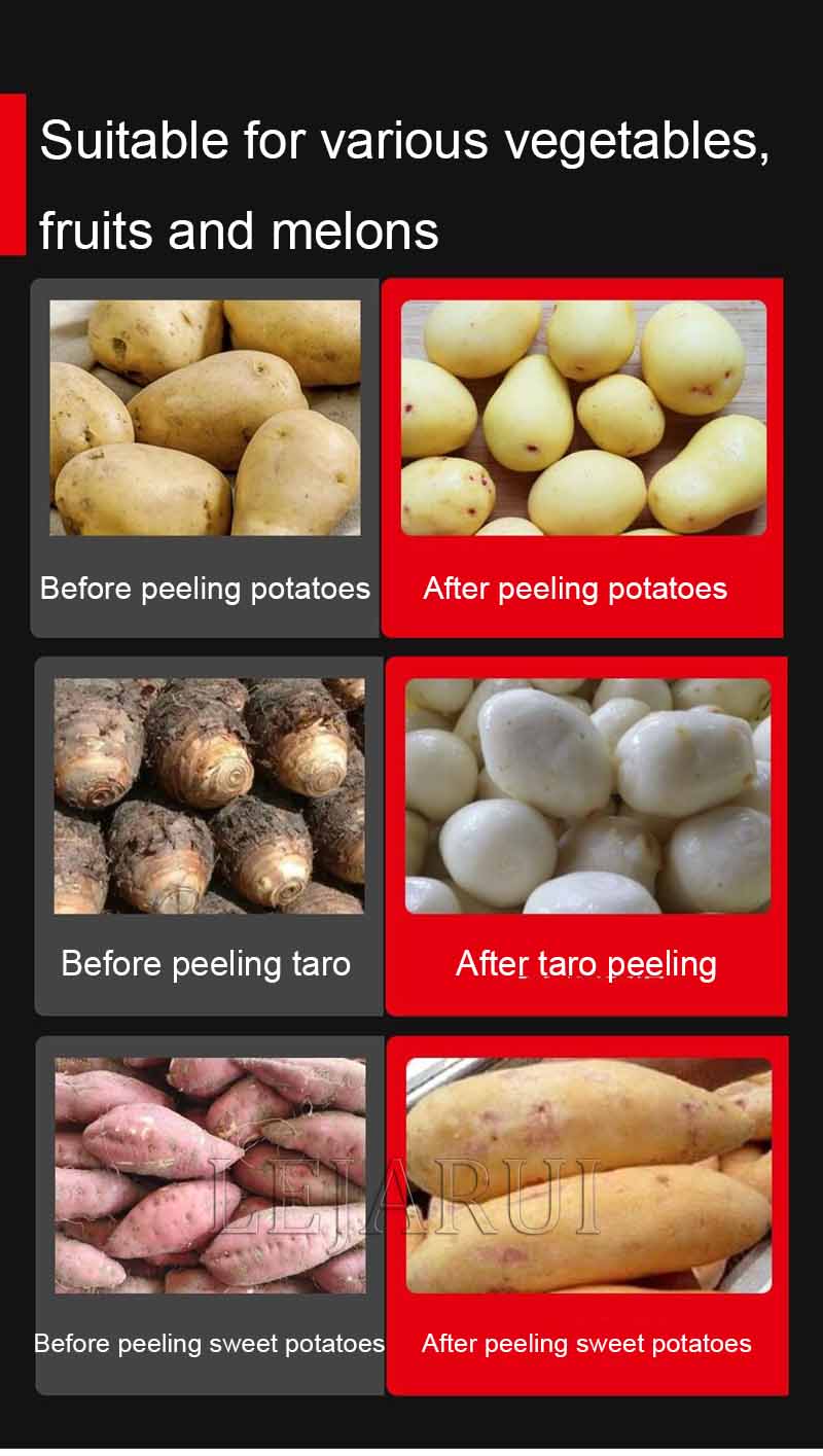 High Quality Professional Potato Peeling Machine Potatoes Peelers Potato Peeling Maker Machinery