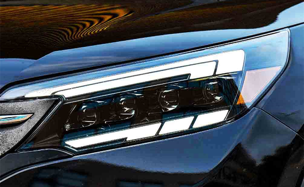LED Daytime Running Head Lamp for Honda CRV Headlight 2012-2014 Turn Signal High Beam Light Projector Lens