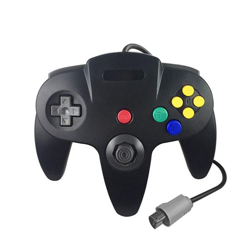 12 Colors Classic Retro N64 Controller Wired Game Controllers 64-bit Gamepad Joystick for PC Nintendo N64 Console Video Game System