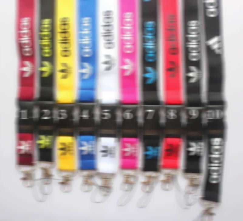 50pcs Cell Phone Lanyard Straps Clothing Sports Brand for Keys Chain ID Cards Holder Detachable Buckle Lanyards for Women Men 2024 #6