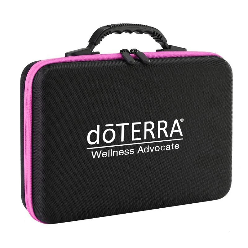 Essential Oil Storage Case for DoTERRA 60 Slots 10ML 15ML Essential Oil Storage Organizer Bags for Roller Bottles Ziplock Travel 240305
