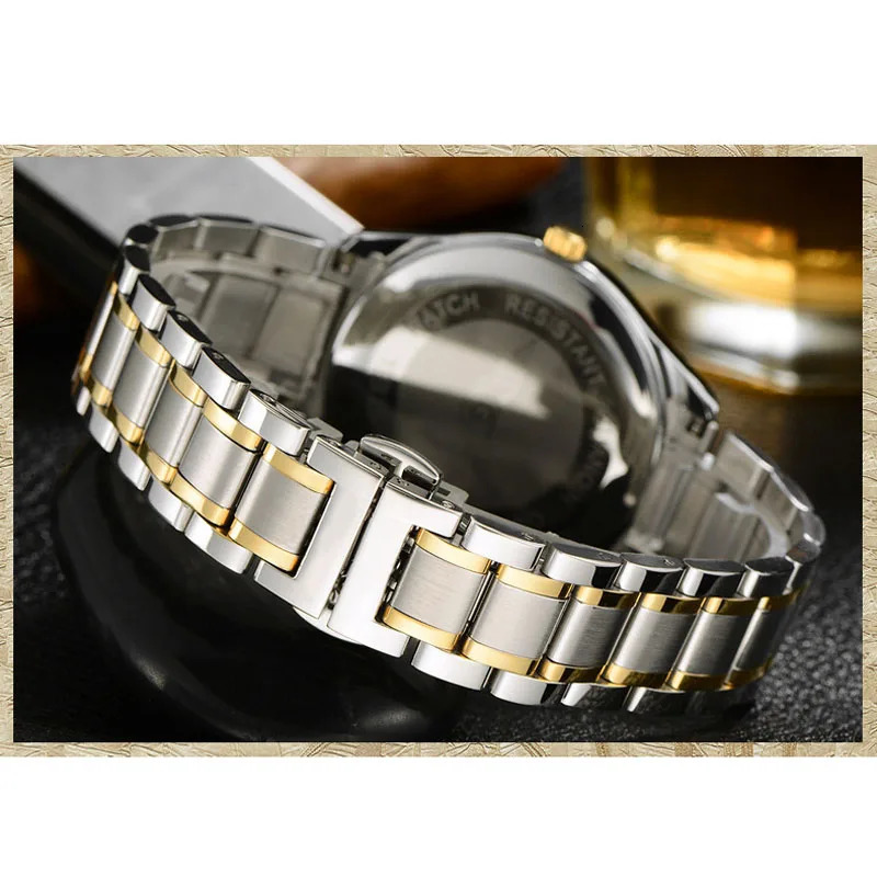 Watch Straps 14 16 17 18 19mm 20 21mm 22mm 23 24 26mm 5 Links Stainless Steel Replacement Watch Band with Butterfly Buckle 240301