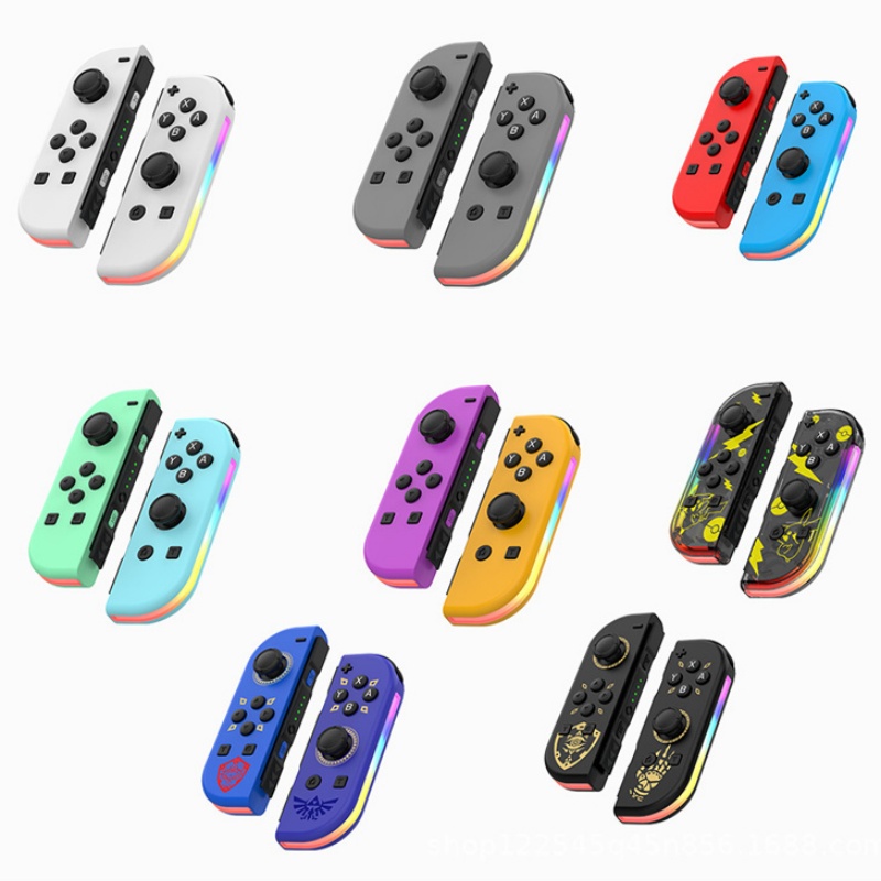 Wireless Bluetooth Pro Gamepad Joystick For Nintendo Switch Console/NS Wireless Handle Joy-Con Left and Right Handle Switch Game Controllers With Reta