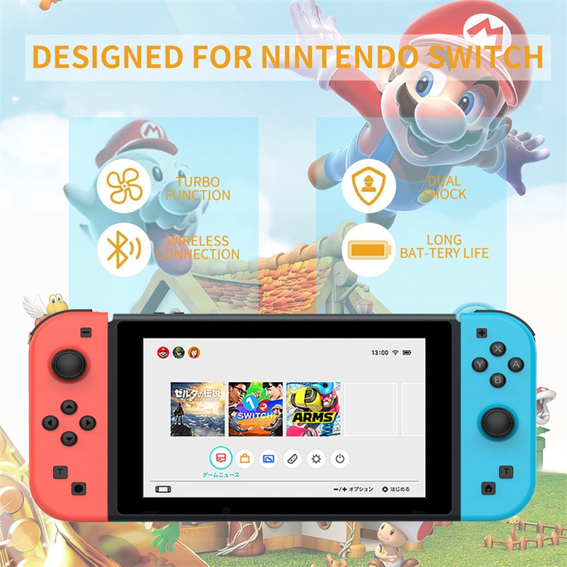 Top Quality Factory Wholesale Price Switch Joy Con Game Controller Wireless Remote Control Gamepad Joystick Handle For NS Switch JoyCon Console With R