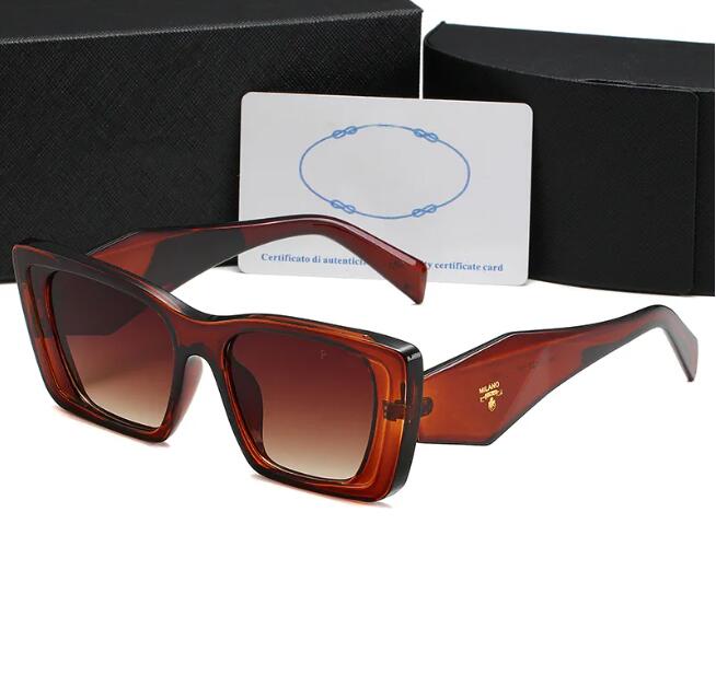 Fashion Desig Sunglasses Of Women Classic Eyeglasses Goggle Outdoor Beach Sun Glasses For Man Woman 18 Color Optional Triangular Signature