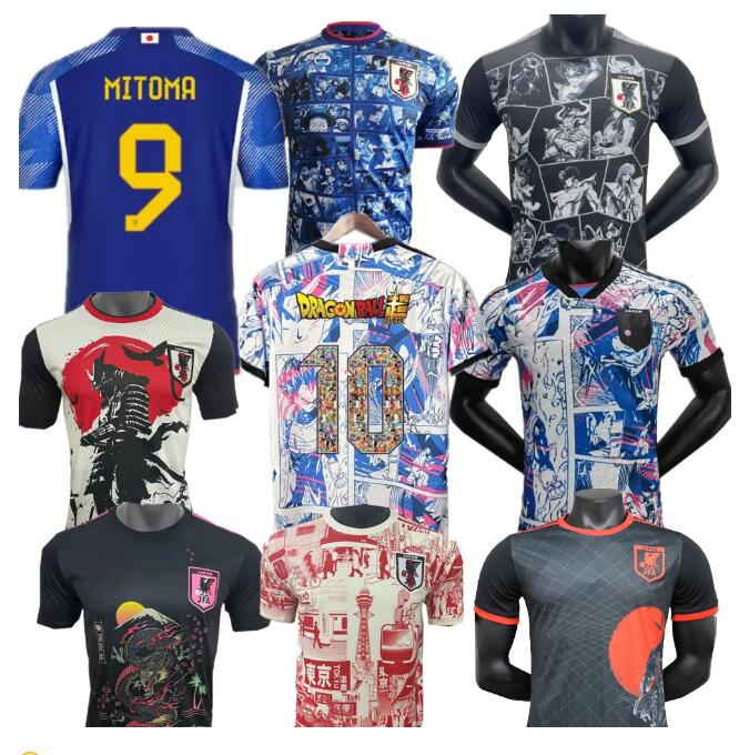 Soccer Japan Jerseys Cartoon ISAGI ATOM TSUBASA MINAMINO ASANO DOAN KUBO ITO WOMEN KIDS KIT Japanese Special Uniform 22 23 Football Shirt Player Version