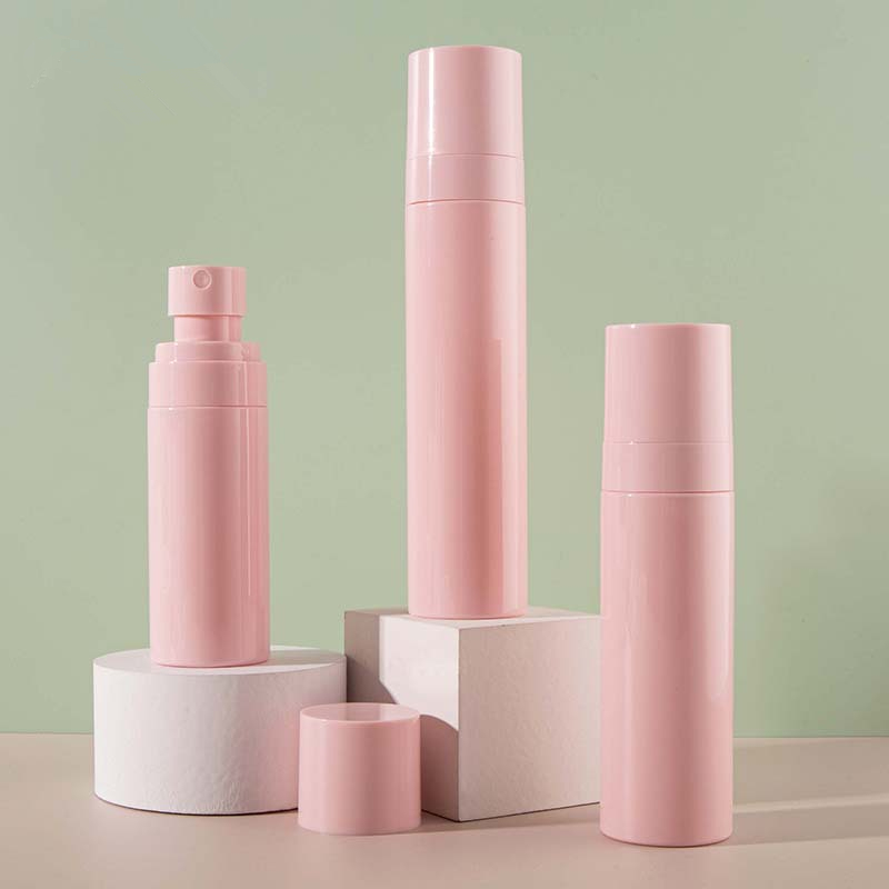60/80/100ml Refillable Perfume Spray Bottle Empty Cosmetic Containers Pink Atomizer Bottling Women