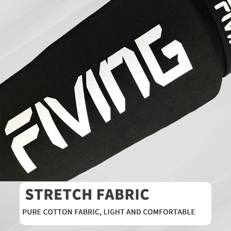 FIVING 1 Pair Shin Instep Pads MMA Leg Foot Guards Muay Thai Kick Boxing Guard Protector With Hook Loop and 240228