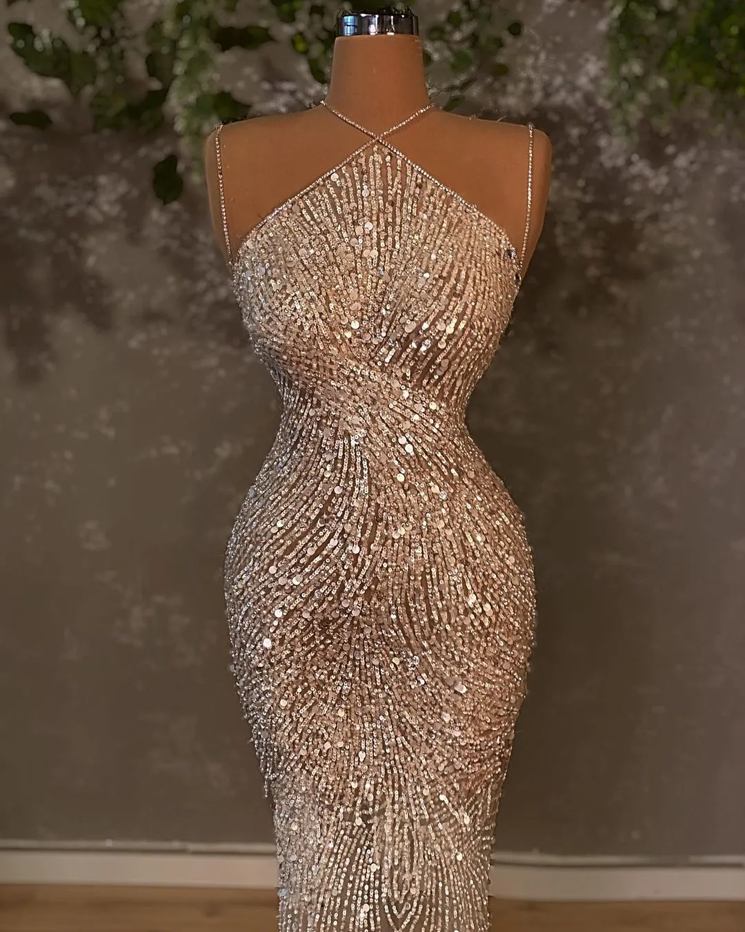 Sequined Sparkly Mermaid Wedding Dress with Wrap Illusion Bling Dubai Princess Bridal Gowns Robe De Soiree Turkish Couture Abendkleider Bride Dresses 