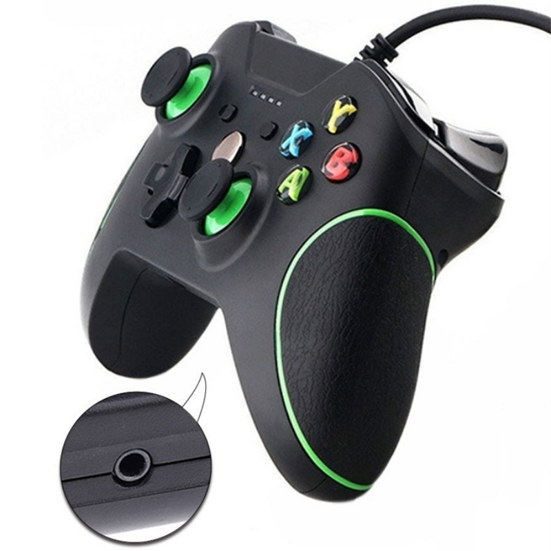 Wired Game Controllers Dual Motor Vibration Gamepad Joysticks Compatible With Xbox Series X/S/Xbox One/Xbox One S/One X/PC With Retail Packaging Drops